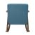 Waithe Polyester Fabric Rocking Chair