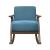 Waithe Polyester Fabric Rocking Chair