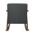 Waithe Polyester Fabric Rocking Chair
