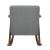 Waithe Polyester Fabric Rocking Chair