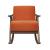 Waithe Polyester Fabric Rocking Chair