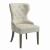 Baney Tufted Fabric Dining Chair with Wood Legs