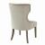 Baney Tufted Fabric Dining Chair with Wood Legs