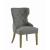 Baney Tufted Fabric Dining Chair with Wood Legs