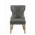 Baney Tufted Fabric Dining Chair with Wood Legs