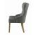 Baney Tufted Fabric Dining Chair with Wood Legs