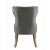Baney Tufted Fabric Dining Chair with Wood Legs