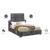 Sedona Velvet Queen Size Bed