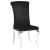 Betty Velvet Side Chair with Chrome Legs