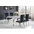 Betty Velvet Side Chair with Chrome Legs