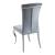 Betty Velvet Side Chair with Chrome Legs