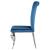 Betty Velvet Side Chair with Chrome Legs