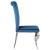 Betty Velvet Side Chair with Chrome Legs