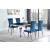 Betty Velvet Side Chair with Chrome Legs