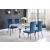 Betty Velvet Side Chair with Chrome Legs