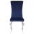 Betty Velvet Side Chair with Chrome Legs