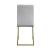 Carmelia Leatherette Side Chair with Metal Base