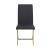 Carmelia Leatherette Side Chair with Metal Base