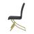 Carmelia Leatherette Side Chair with Metal Base