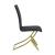 Carmelia Leatherette Side Chair with Metal Base