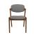 Malone Fabric Dining Side Chair with Wood Legs