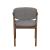 Malone Fabric Dining Side Chair with Wood Legs