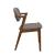 Malone Fabric Dining Side Chair with Wood Legs