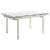 Wexford Rectangular Glass Top Dining Table with Extension Leaves
