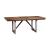 Spring Creek Wood Veneer Dining Table with Extension Leaf