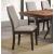 Spring Creek Farbic Side Chair with Wood Legs