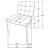 Otterson Leatherette Tufted Back Side Chair with Wood Legs