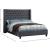 Ashton Linen Fabric Queen Size Bed