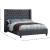 Ashton Linen Fabric King Size Bed