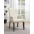 Alana Tufted Back Fabric Arm Chair with Nailhead Trim