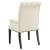 Alana Tufted Back Fabric Arm Chair with Nailhead Trim