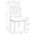 Alana Tufted Back Fabric Side Chair with Nailhead Trim