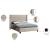 Ashton Linen Fabric Full Size Bed