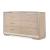 Milan Bedroom Set LED Upholstered Bedroom Furniture with Silver Accents