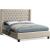 Ashton Linen Fabric King Size Bed