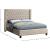 Ashton Linen Fabric King Size Bed