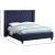 Ashton Linen Fabric Queen Size Bed