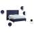 Ashton Linen Fabric Queen Size Bed