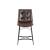 Aiken Leatherette Tufted Counter Height Stool with Metal Legs