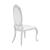 Anchorage Leatherette Oval Back Side Chair with Chrome Legs