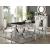 Anchorage Leatherette Oval Back Side Chair with Chrome Legs