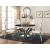 Anchorage Leatherette Oval Back Side Chair with Chrome Legs