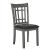 Lavon Leatherette Dining Side Chair with Wood Base