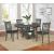 Lavon Leatherette Dining Side Chair with Wood Base
