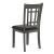 Lavon Leatherette Dining Side Chair with Wood Base