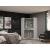 Mulberry Open Corner Closet w/2 Hanging Rods 